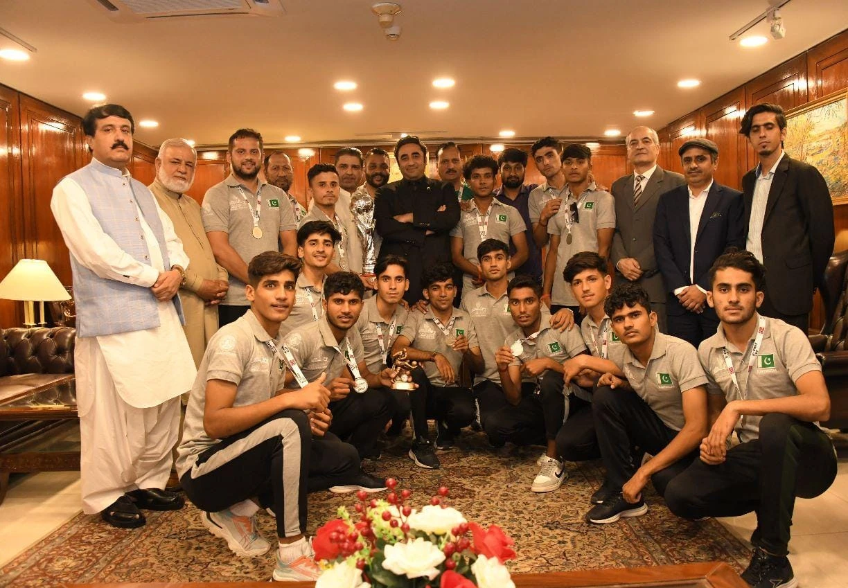 Player with Trophy